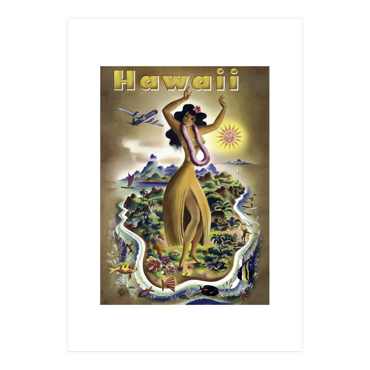 Hawaii Island (Print Only)