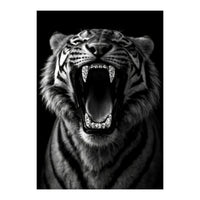 Roaring Tiger portrait  (Print Only)