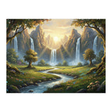 Enchanted Waterfall Meadow (Print Only) thumbnail