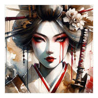 Katana Bloom Modern Geisha (Print Only)