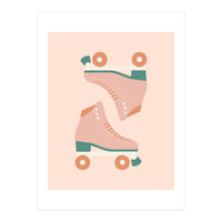 Blush Green Retro Rollers Skate (Print Only)