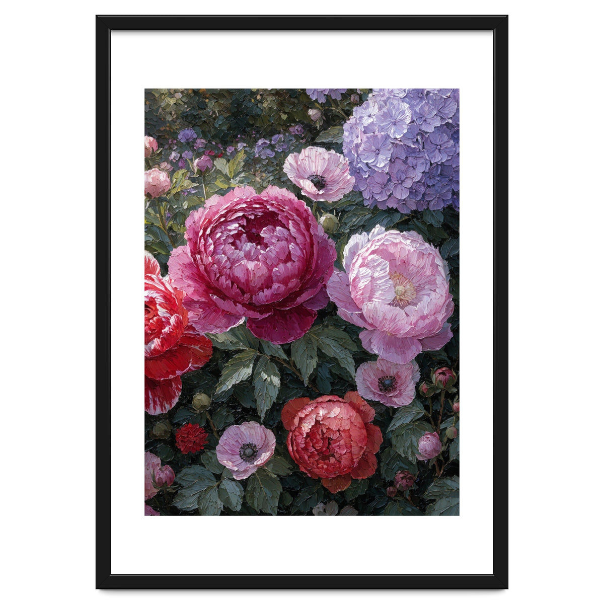 Overflowing Abundance: A Textural Impasto Oil Painting