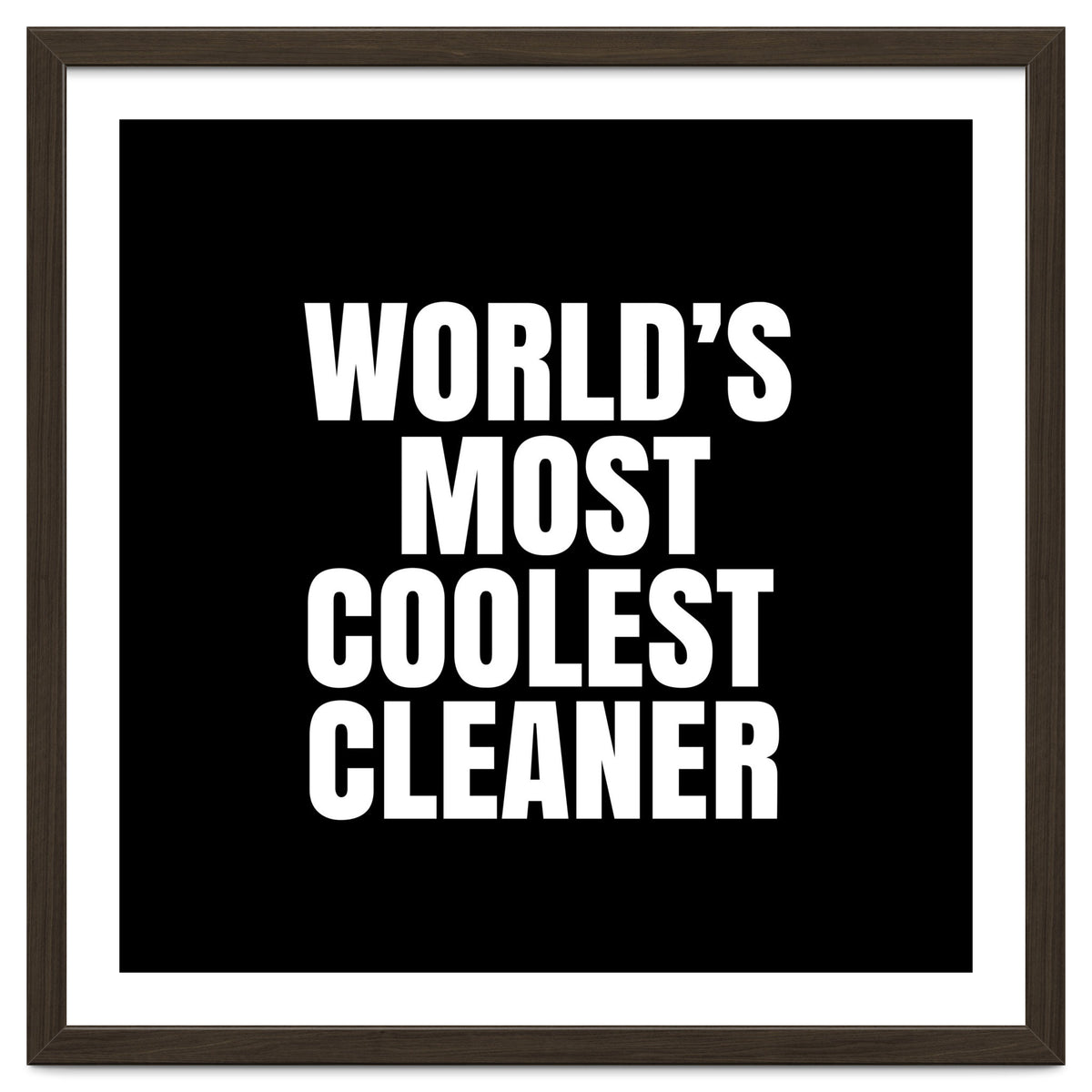World's most coolest cleaner