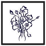 flowers line art thumbnail