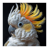 White Cockatoo With Yellow Crest Portrait (Print Only) thumbnail