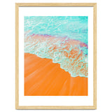 Coral Shore, Ocean Beach Photography, Summer Sea Sand Waves thumbnail
