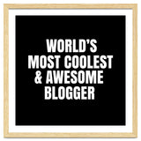 World's most coolest and awesome blogger thumbnail