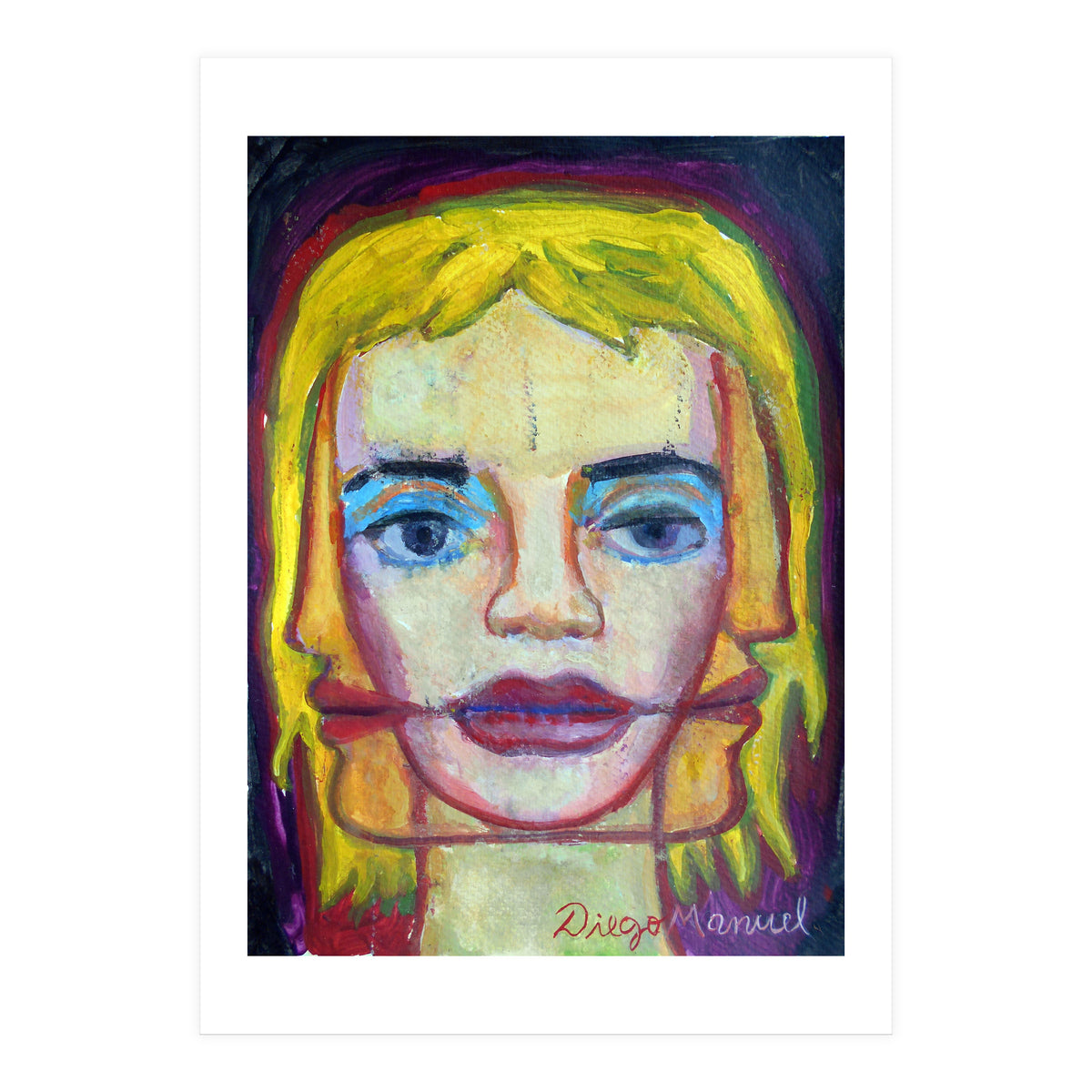 Cabeza De Mujer 17 (Print Only)