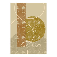 Interaction of Shapes and Lines (Print Only)