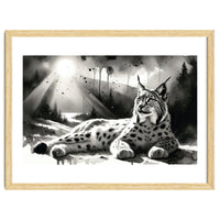 Lynx Resting In Sunlight