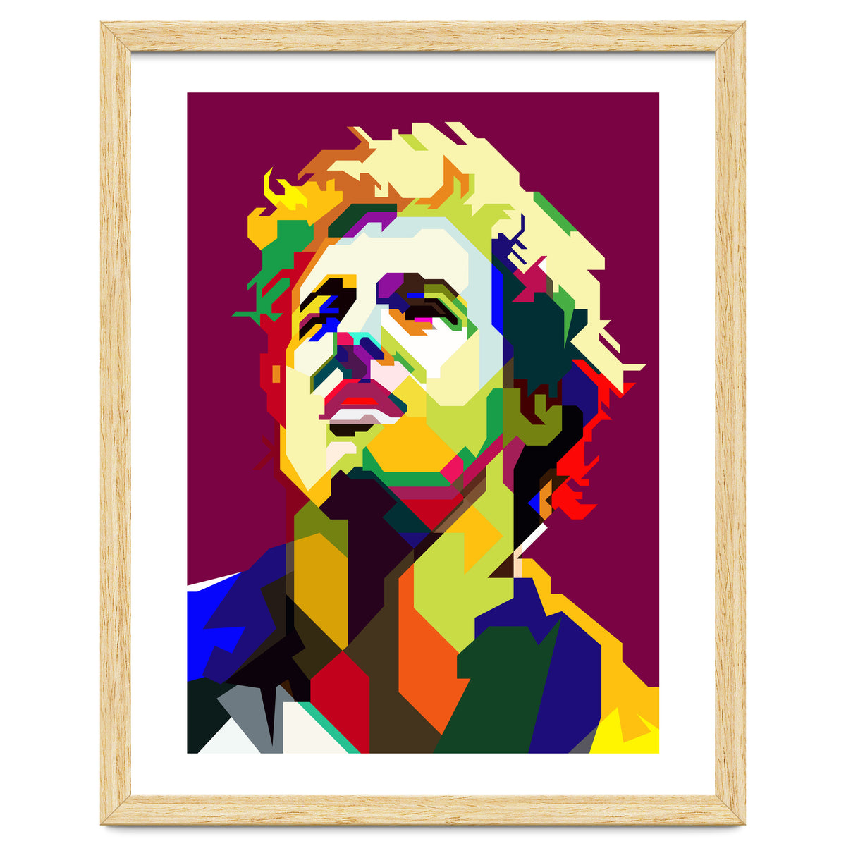 Bruce Springsteen Pop Art WPAP