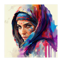 Vivid Veil Side Portrait (Print Only)