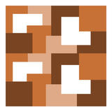 Brown Abstract Square Tiles (Print Only) thumbnail