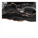 Black & Rose Gold Agate Texture 05  (Print Only) thumbnail