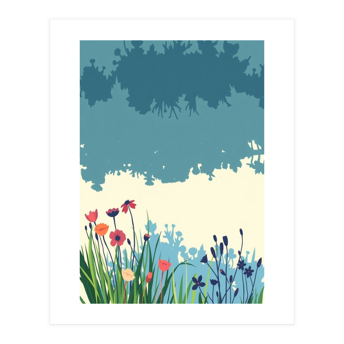 Lake Flower Nature (Print Only)