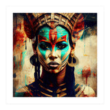 Armored Warrior Woman Portrait (Print Only) thumbnail