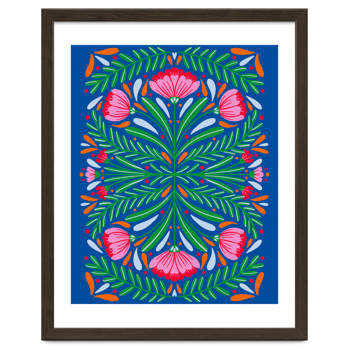 Bold Symmetrical Flowers