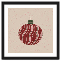 Christmas Globe with swirls