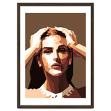 Monica Bellucci Actress Retro Art Illustration thumbnail