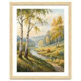 Golden Autumn Birch: A Riverside Walk thumbnail