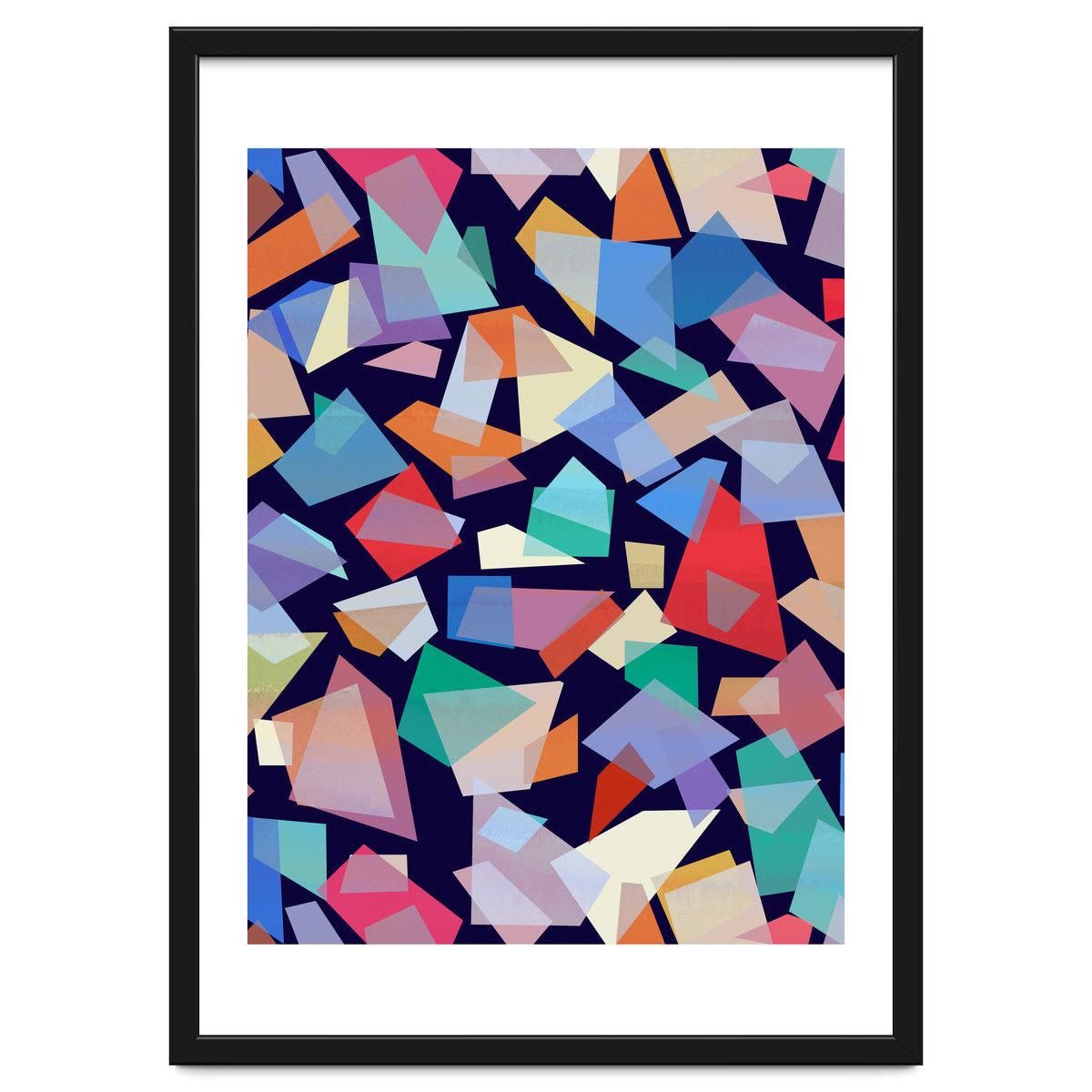 Geometric Squares Collage