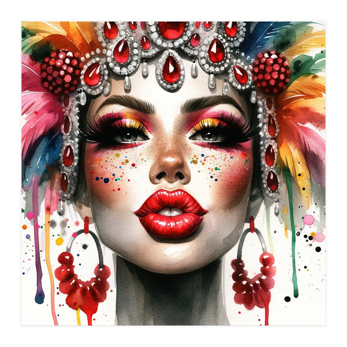 Carnival Muse Of Rio (Print Only)
