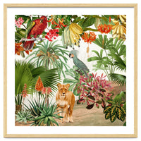 Vintage Tropical Jungle Paradise
