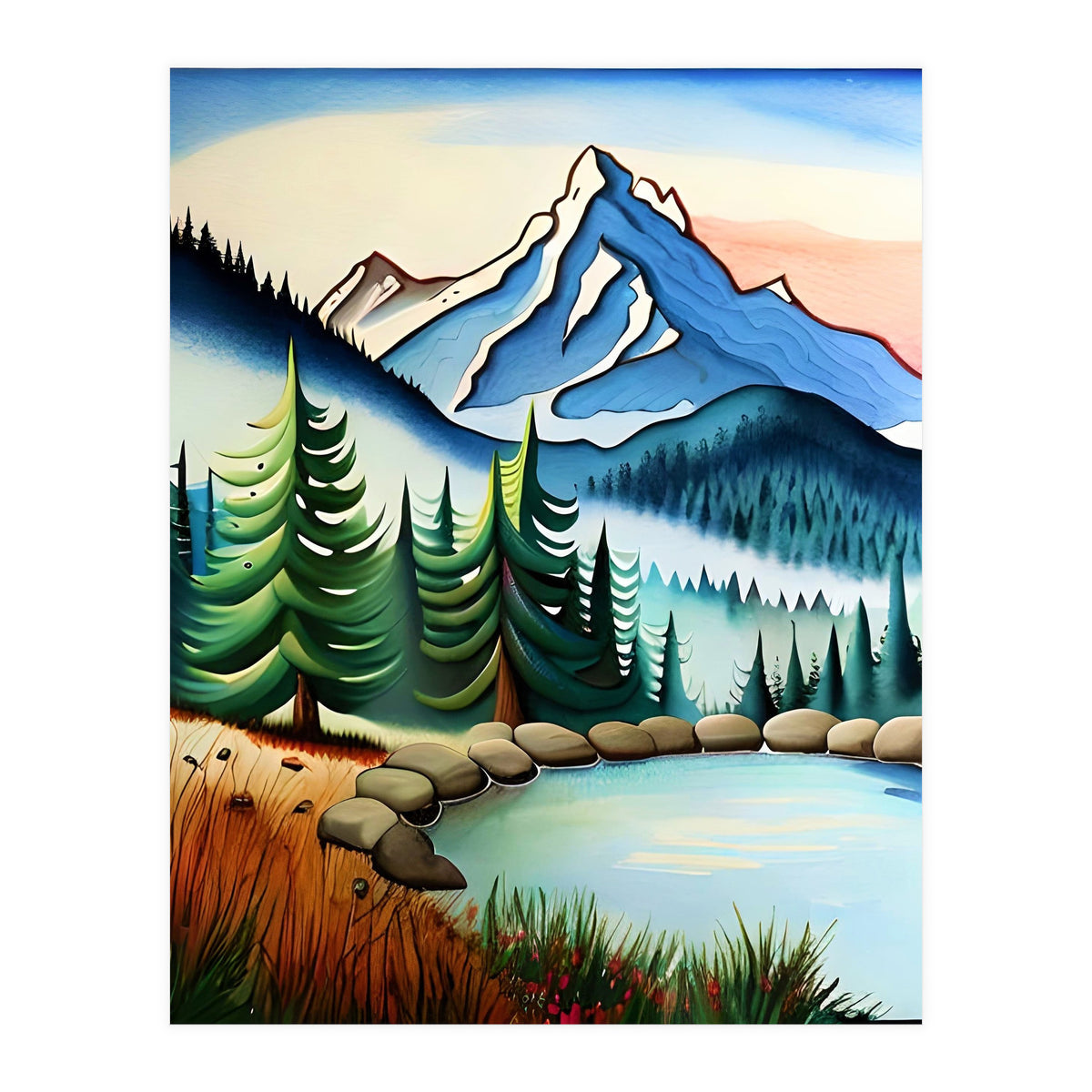 Serenity Unveiled (Print Only)