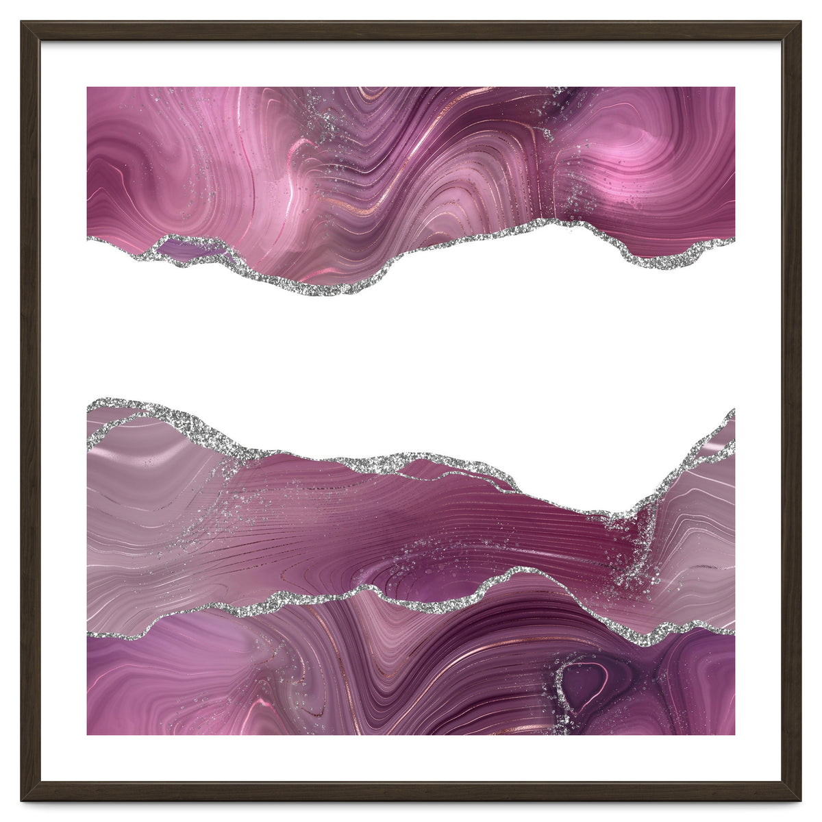 Mauve & Silver Agate Texture 08