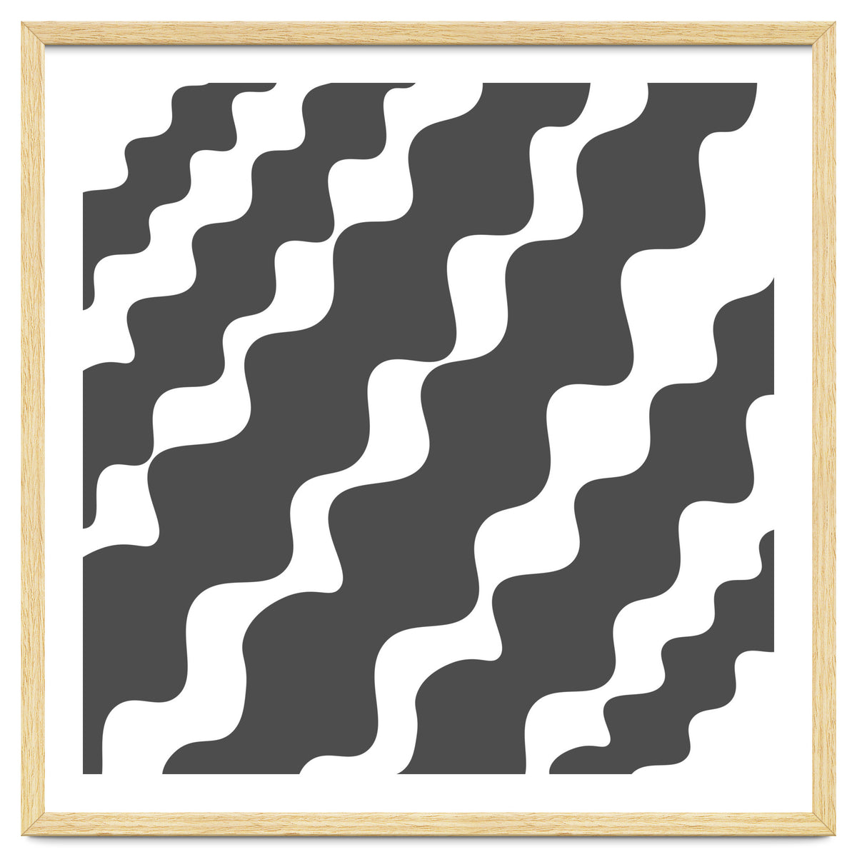 Grey Wavy Pattern