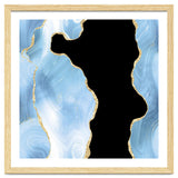 Blue & Gold Glitter Agate Texture 01 thumbnail