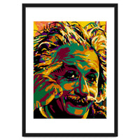 Albert Einstein Colorful Abstract 2