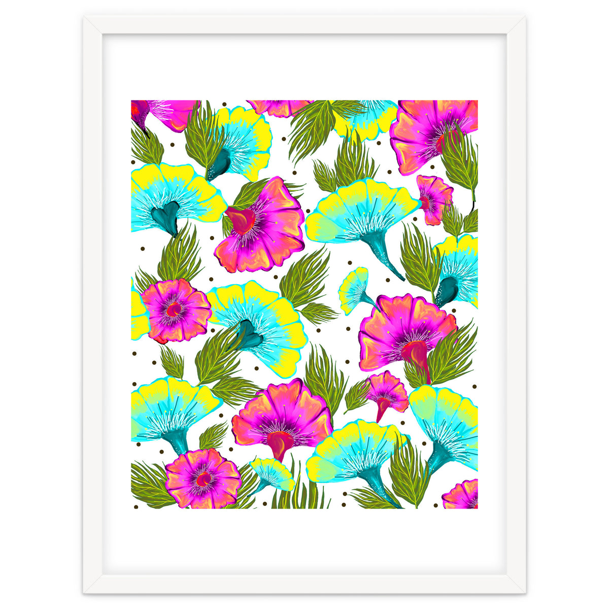Ecstatic Floral #society6 #decor #buyart