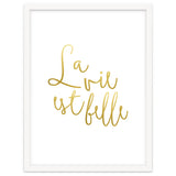 La vie est belle #society6 #typography #buyart thumbnail