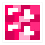 Pink Abstract Square Tiles (Print Only) thumbnail