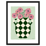 Checkered vase with anemones thumbnail