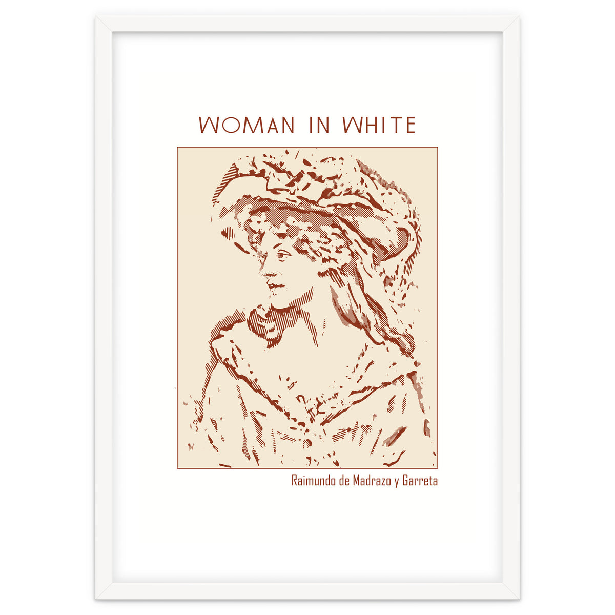 Woman In White – Raimundo De Madrazo Y Garreta