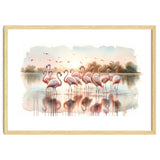 Serene Flamingo Sunrise thumbnail