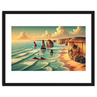 Vintage Australia, Great Ocean Road Poster