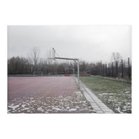 No people basketball court (Print Only)