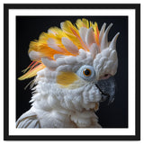 Close Up Of A Cockatoo Parrot With Yellow Crest thumbnail