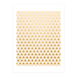 Blush + Gold Triangles #society6 #decor #buyart (Print Only) thumbnail