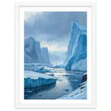 Majestic Arctic Icebergs and Glacial Valley thumbnail