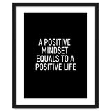A positive mindset equals to a positive life thumbnail