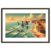 Vintage Australia, Great Ocean Road Poster