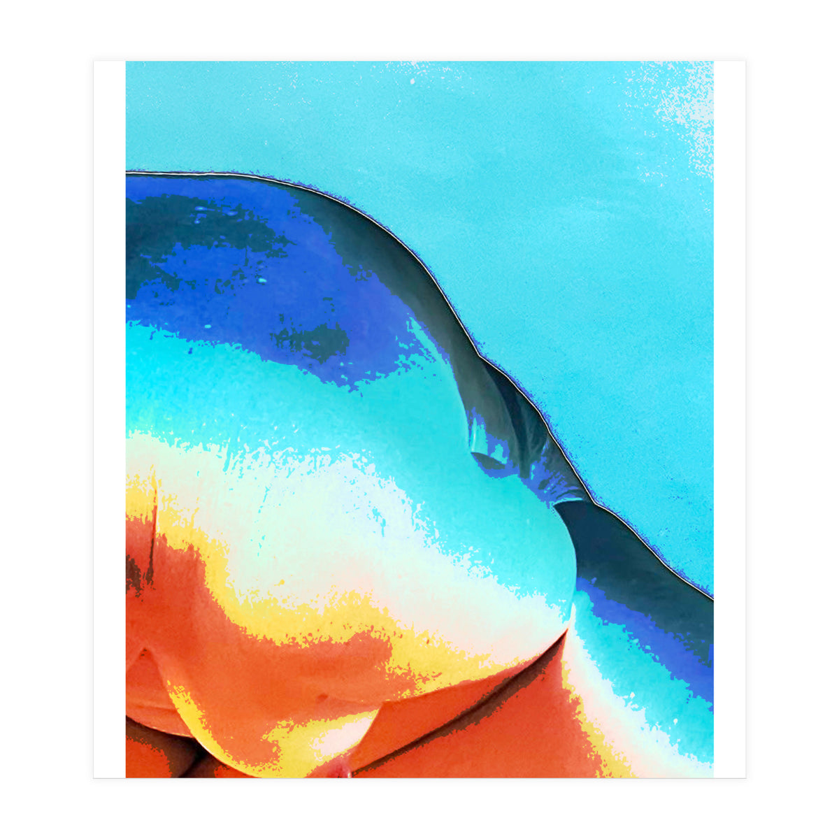 Aqua Fire |  Dunes (Print Only)