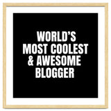 World's most coolest and awesome blogger thumbnail