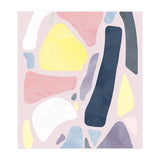 Organic Rustic Abstract Shapes Pastel I (Print Only) thumbnail