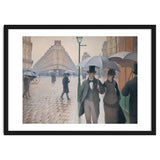 Gustave Caillebotte: Rue de Paris, temps de pluie - Paris Street in Rainy Weather, 1877. thumbnail