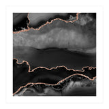 Black & Rose Gold Agate Texture 02 (Print Only) thumbnail